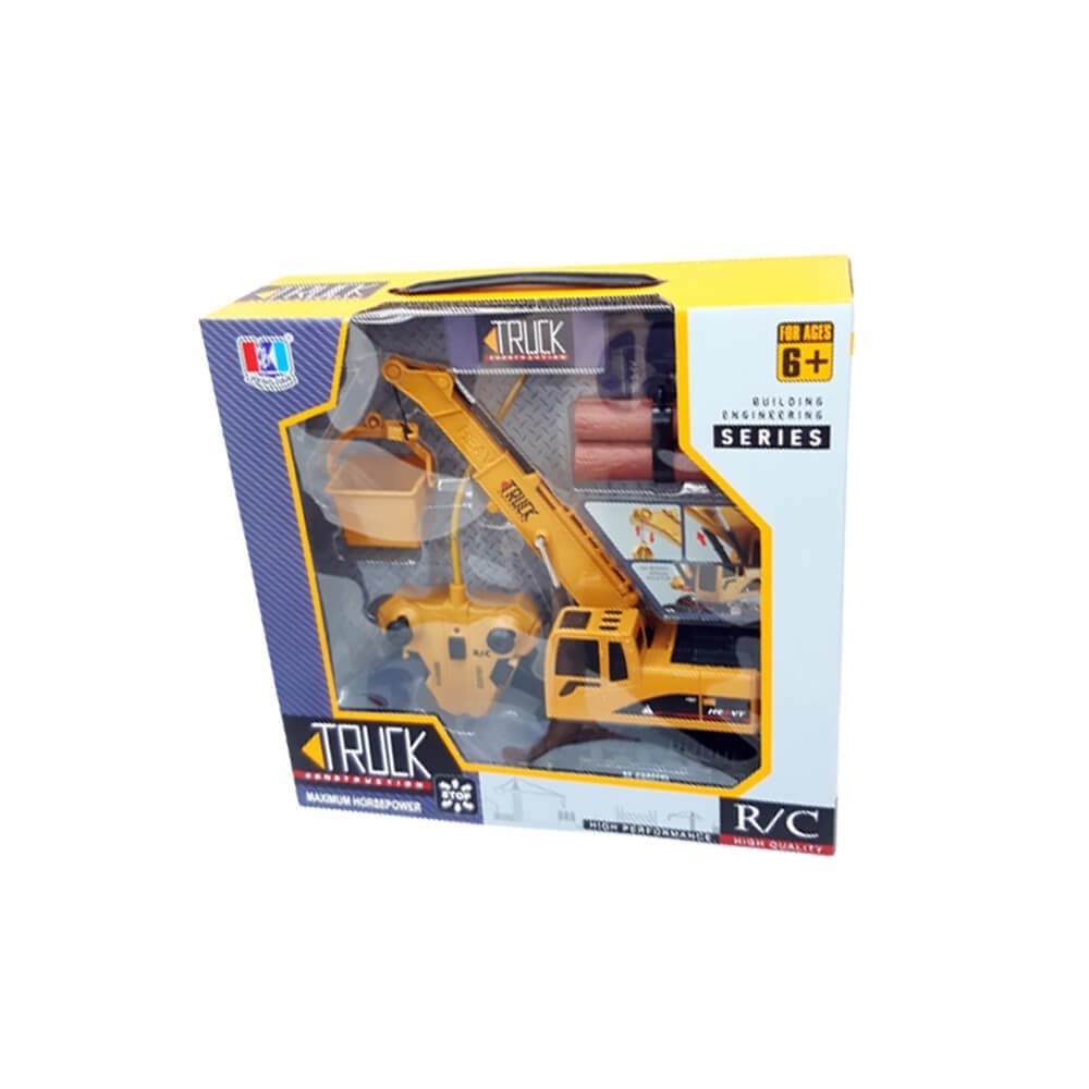 Full Fonksiyonlu Işıklı Sesli Vinç 689-804-Kumandalı İş Makineleri