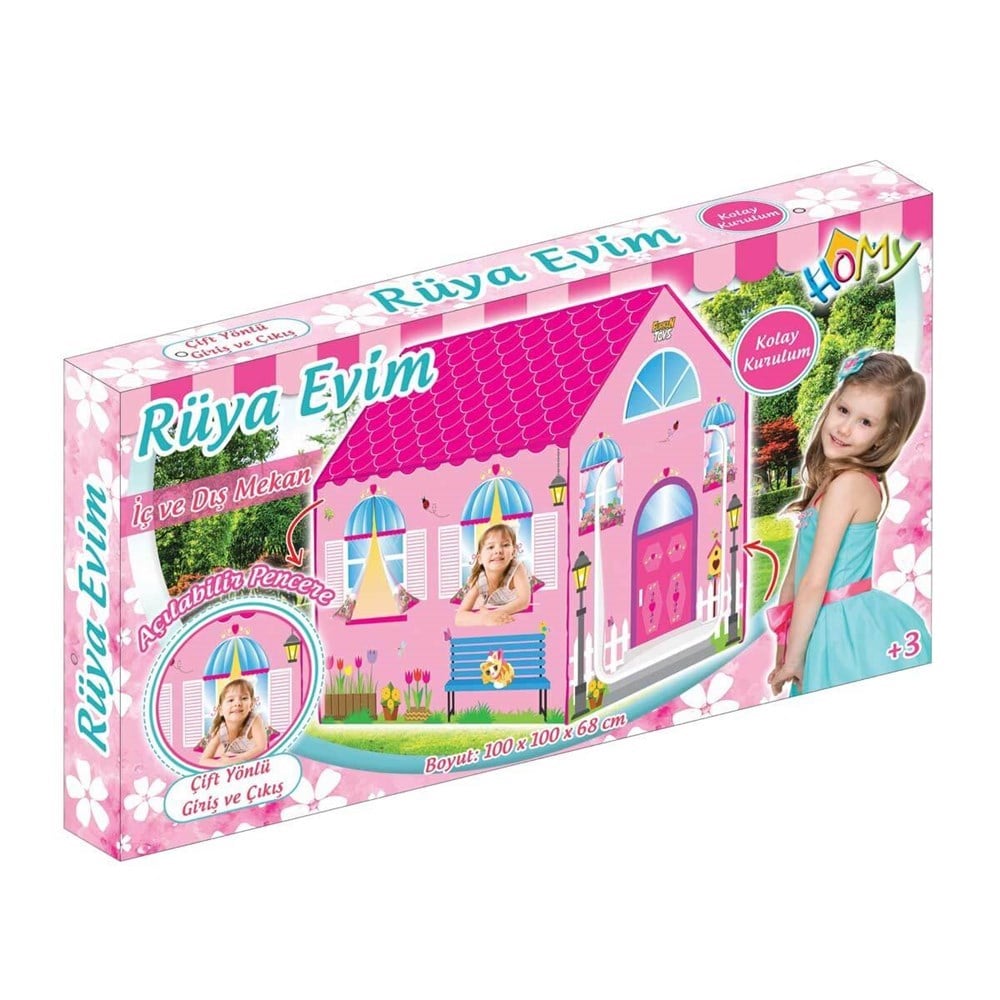 Furkan Oyuncak Rüya Evim Oyun Çadırı-Kız Oyun Setleri