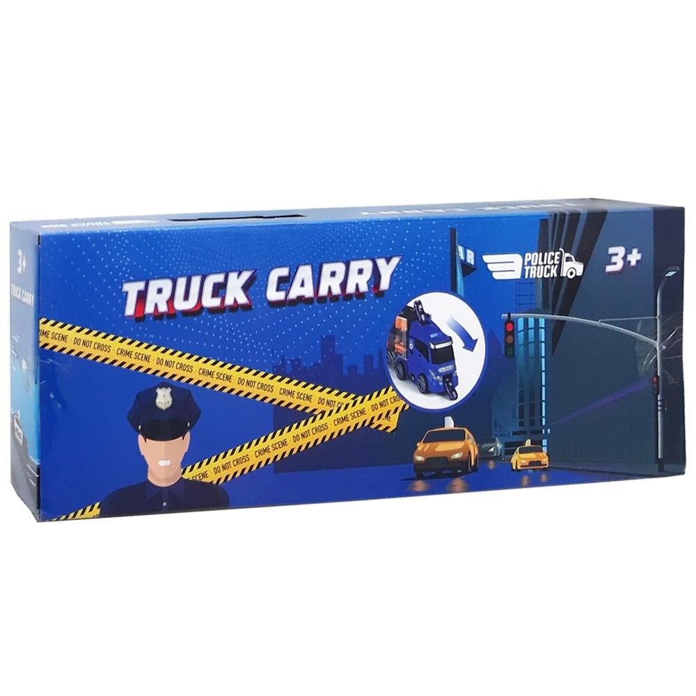 Galtoys Oyuncak Polis Taşıyıcı Tır 15+1 Parça GLT-E401-Oyuncak Kamyon