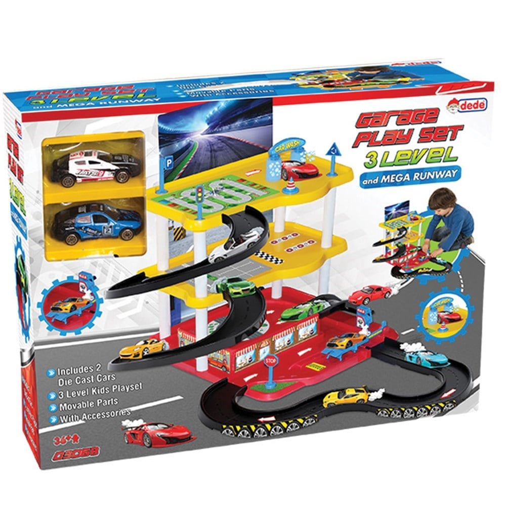 Garaj 3 Katlı Oyun Seti 03068-Garaj Setleri