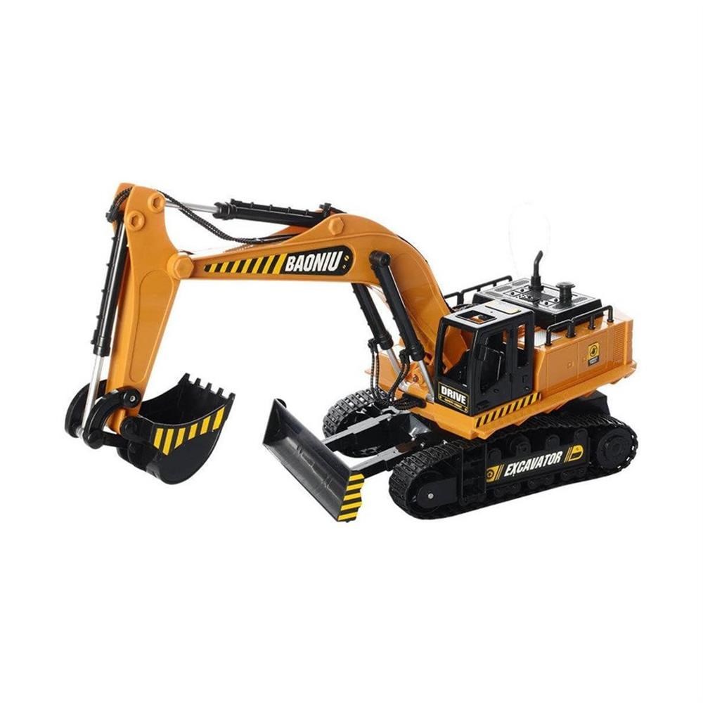 Gepettoys Oyuncak 1:20 Uzaktan Kumandalı Excavator İş Makinesi Dozer Kepçe-Kumandalı İş Makineleri