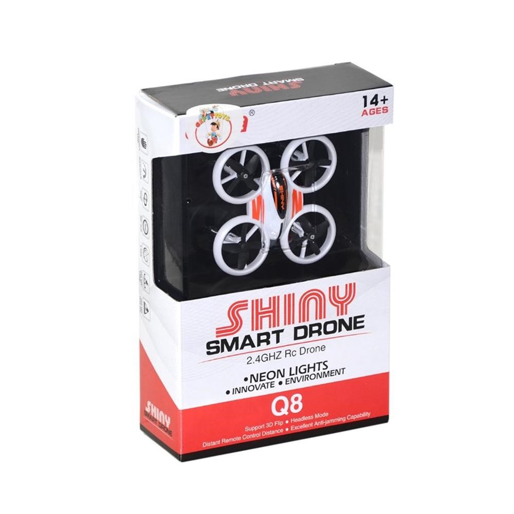 Gepettoys Oyuncak Q8 Mini Drone Işıklı Neon-Oyuncak Drone