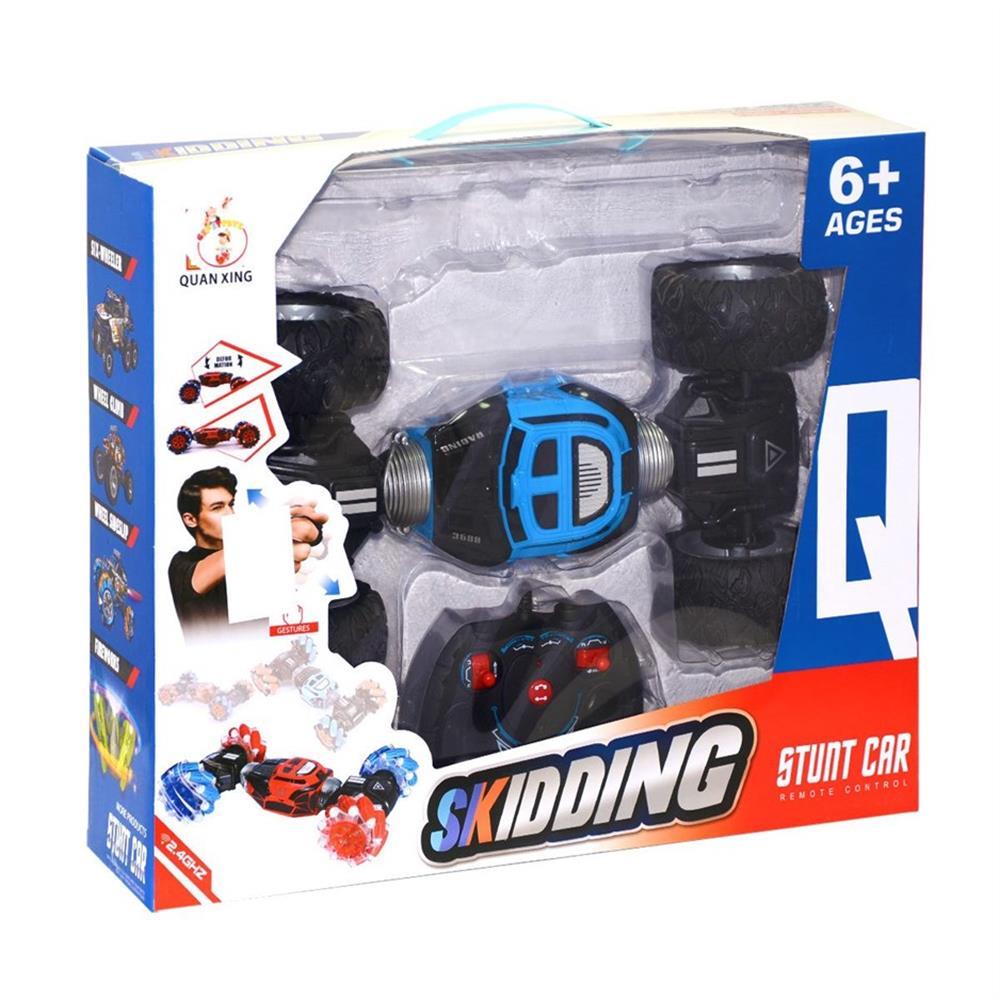 Gepettoys Oyuncak QX3688-27 Çift Taraflı Skidding Stunt Car 4x4 Araç-Kumandalı Arabalar
