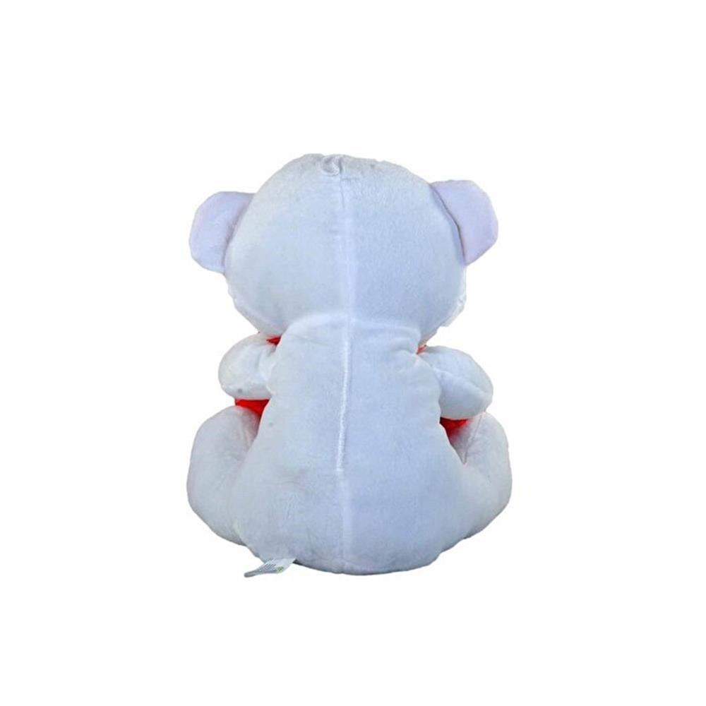 Halley Oyuncak Kalpli Ayı Beyaz 35 Cm-Peluş Oyuncaklar