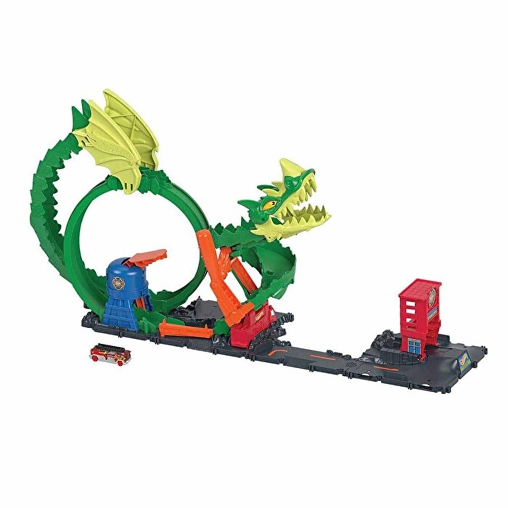 Hot Wheels Ejderha İle Mücadele Pisti HDP03-Erkek Oyun Setleri