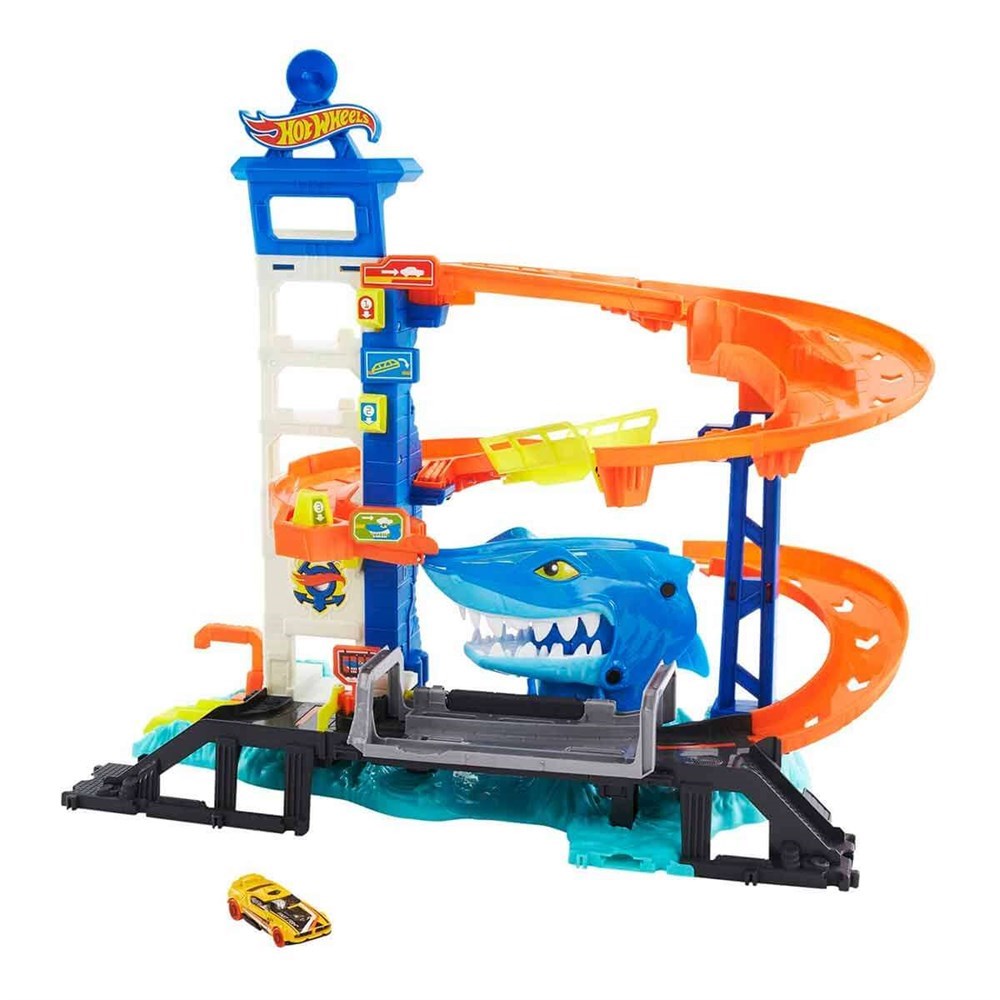 Hot Wheels Mega Araba Yıkama Kulesi HDP05-Erkek Oyun Setleri