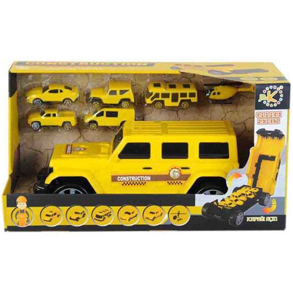 İş Makinalı Jeep Mini Araç Detaylı 2009 JRK-Erkek Oyun Setleri