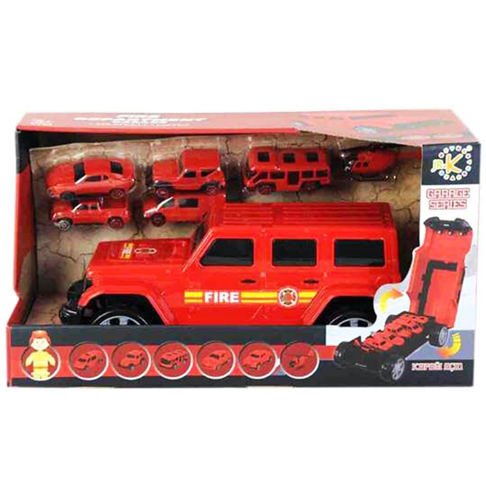 İtfaiye Jeep Mini Araç Detaylı 2008 JRK-Erkek Oyun Setleri