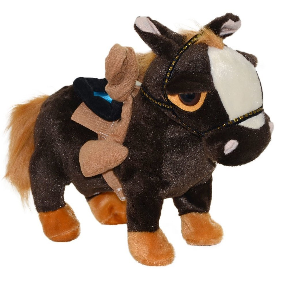 Kablolu Müzikli Sevimli At 27 Cm YY199011-Peluş Oyuncaklar