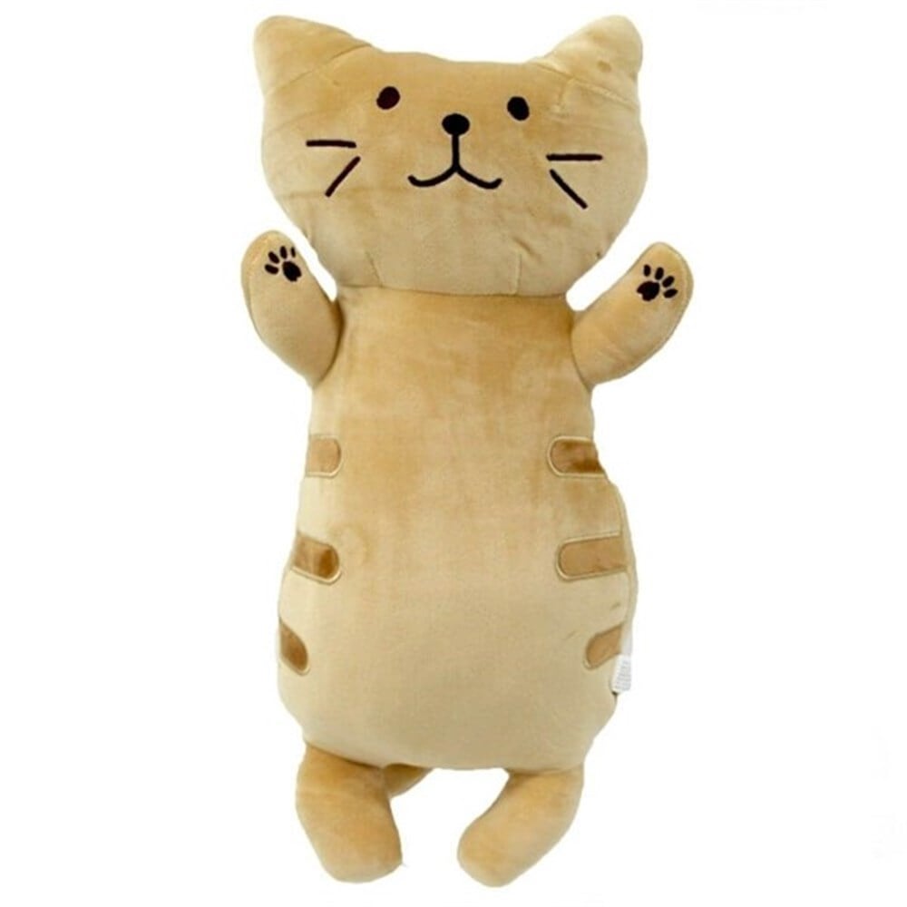 Kedi Figürlü Peluş Yastık-Hayvan Figüleri
