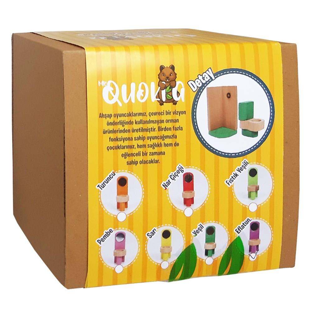Kolat Oyuncak Quokka Eflatun Banyo Seti MR0054-Ahşap Oyuncaklar