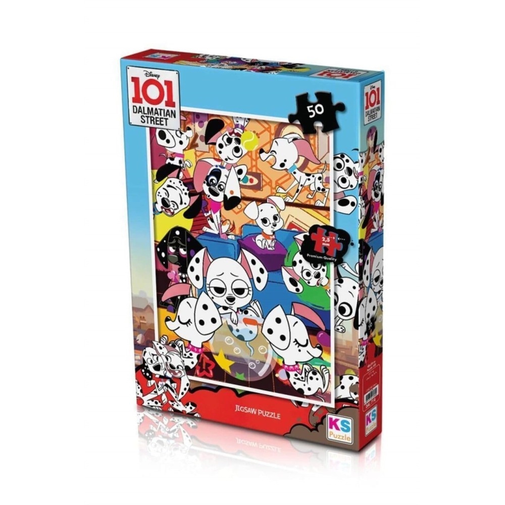 Ks Games 101 Dalmaçyalı 50 Parça Puzzle-Çocuk Puzzle