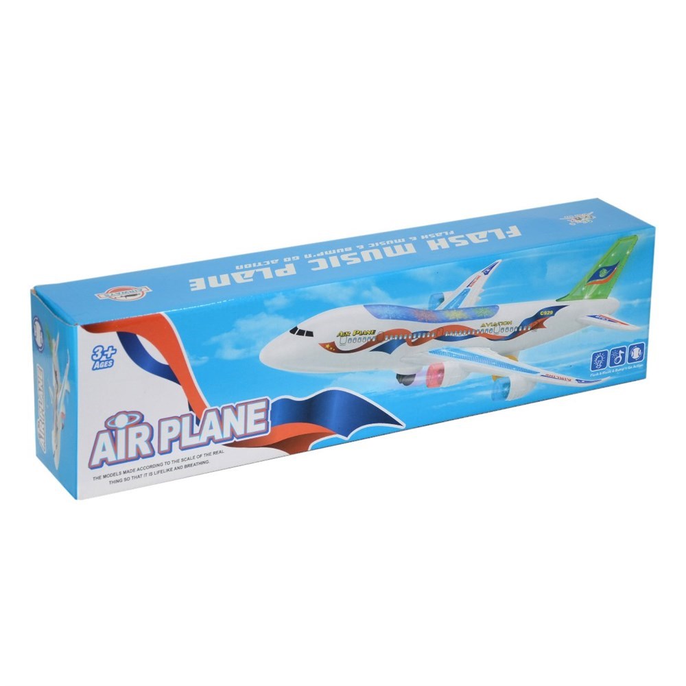 Kutulu Pilli Sesli Yolcu Uçağı-Eğlence Oyuncakları