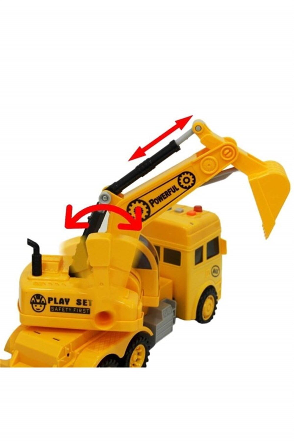 Kutulu Sesli Ve Işıklı Kepçe-Kumandasız Arabalar