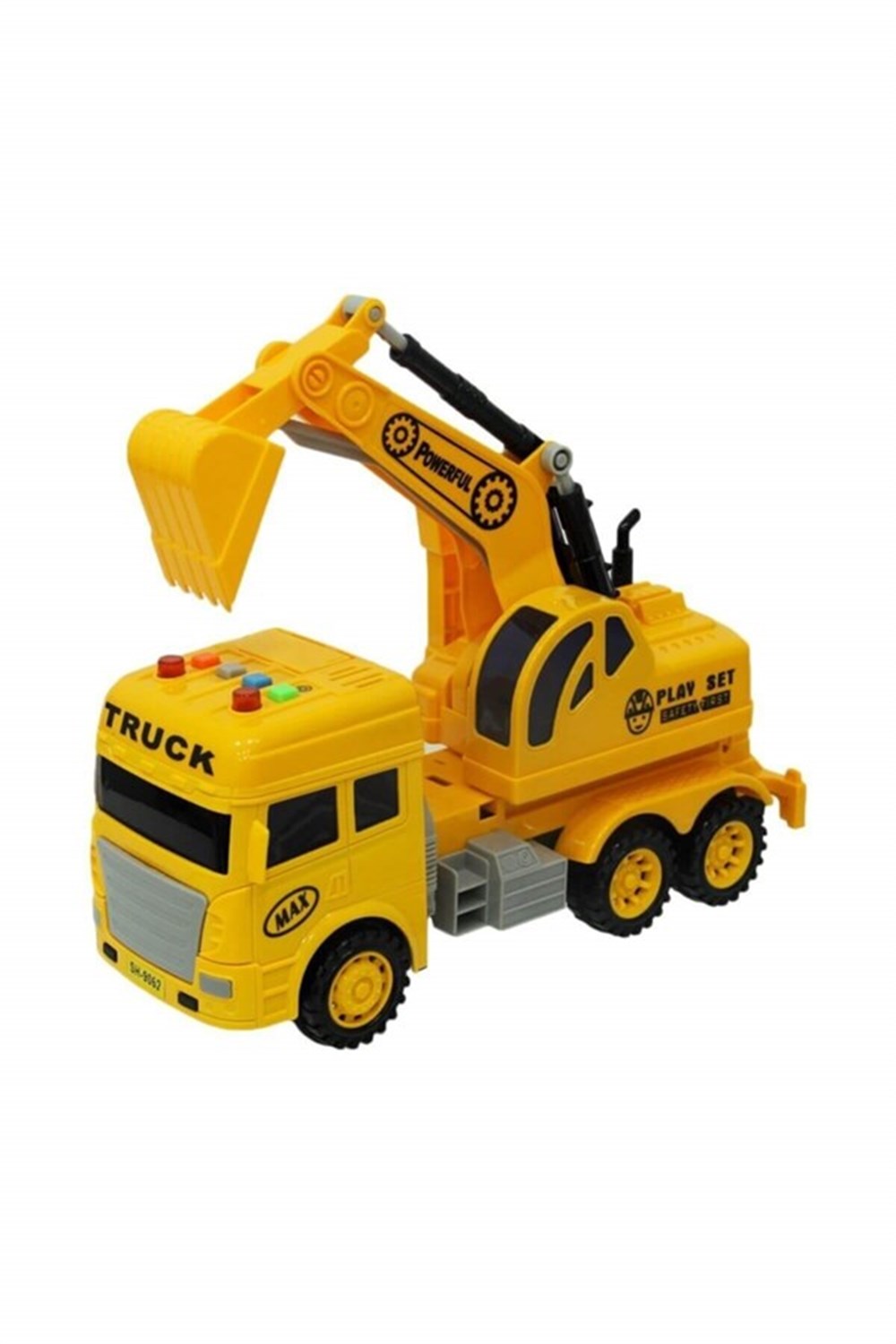 Kutulu Sesli Ve Işıklı Kepçe-Kumandasız Arabalar