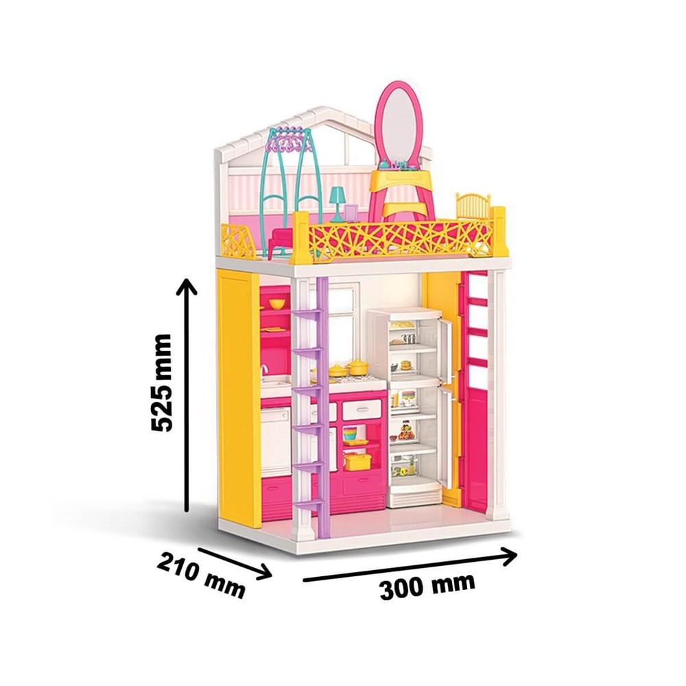 Linda'nın 2 Katlı Evi 03734-Kız Oyun Setleri