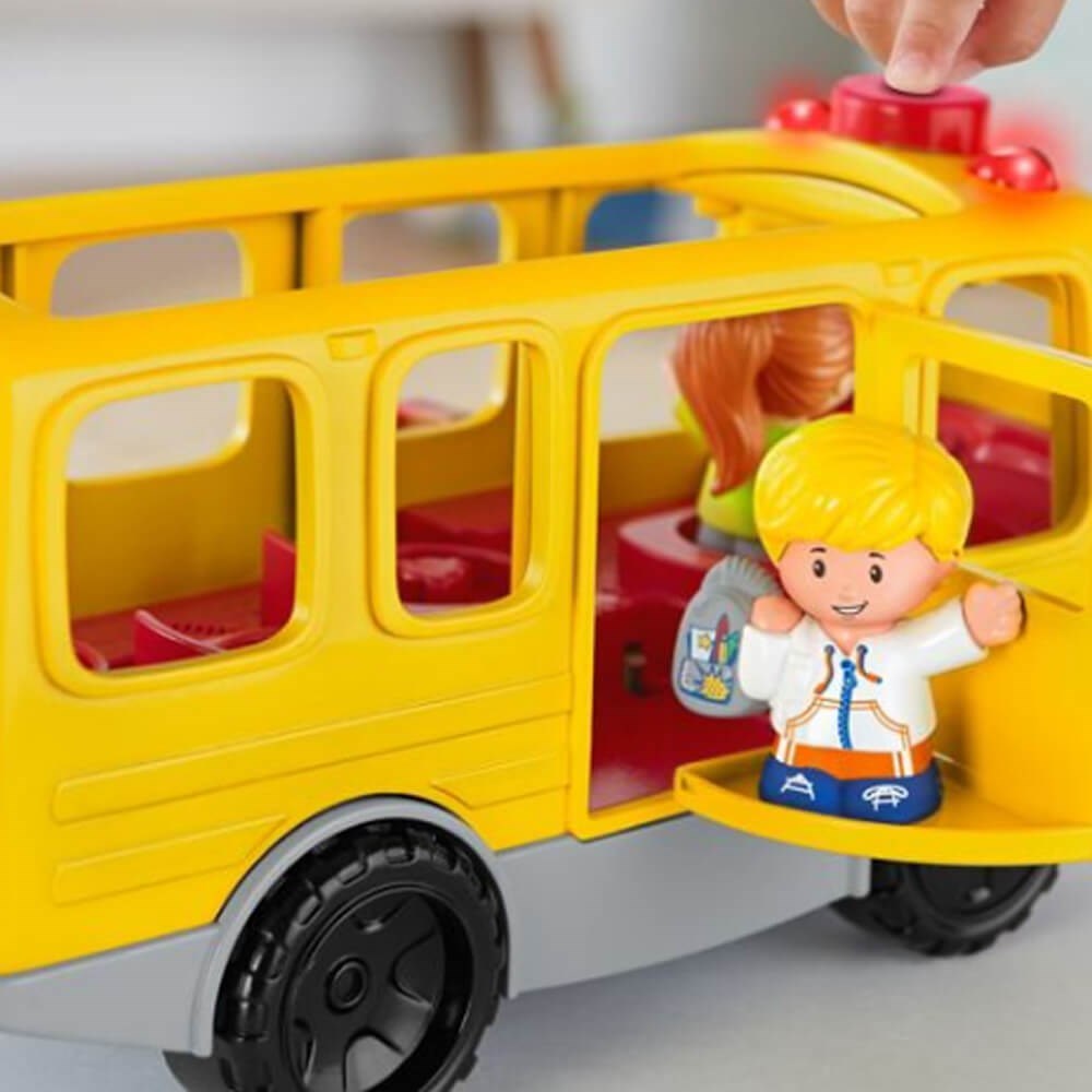 Little People Eğlenceli Okul Otobüsü HDJ25-Erkek Oyun Setleri