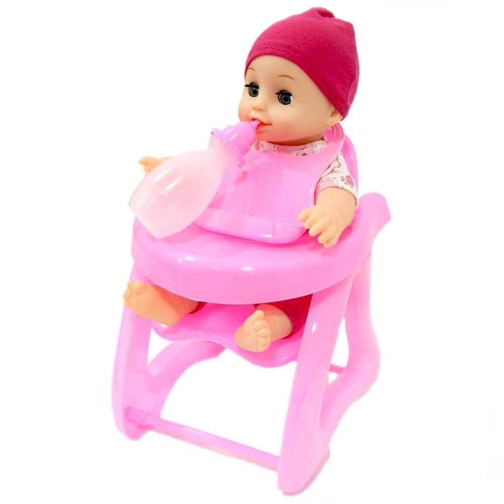 Maide Mama Sandalyeli Altını Islatan Bebek-Kız Oyun Setleri