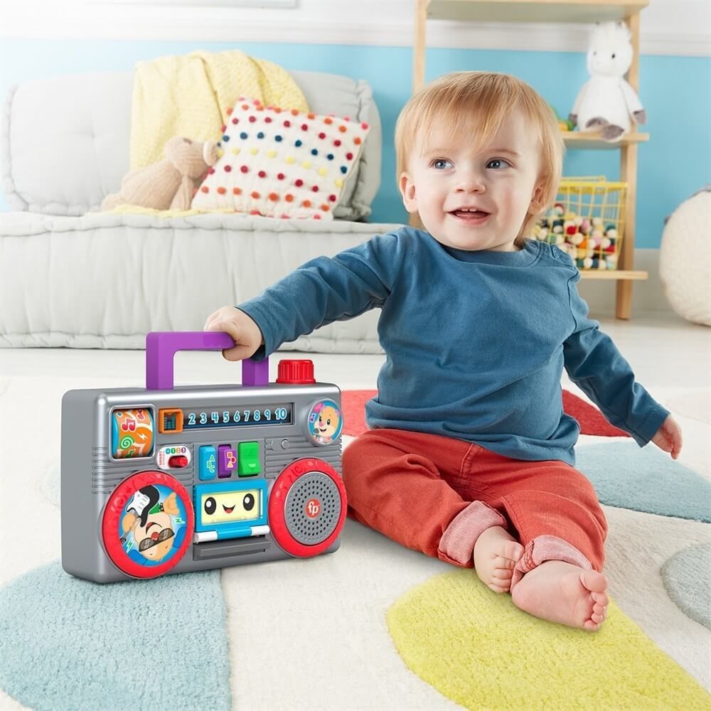 Mattel Fisher Price Lnl Eğlenceli Müzik Kutusu (Türkçe Ve İngilizce)-Eğitici Bebek Oyuncakları