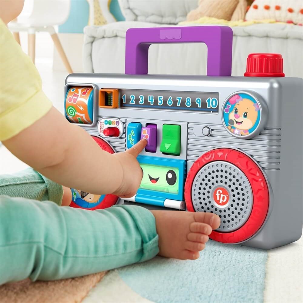 Mattel Fisher Price Lnl Eğlenceli Müzik Kutusu (Türkçe Ve İngilizce)-Eğitici Bebek Oyuncakları