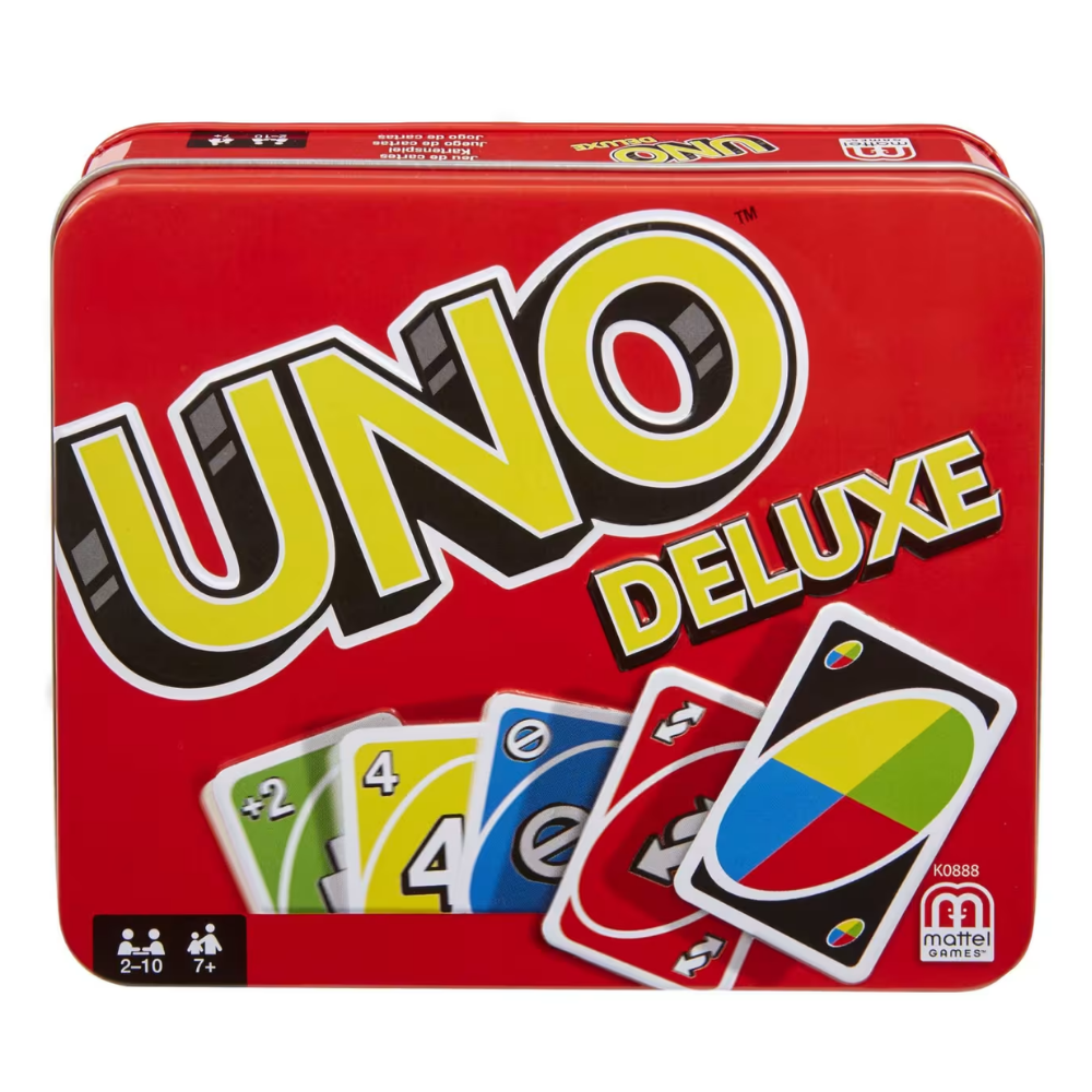 Mattel Games Uno Deluxe Kart Oyunu K0888-Yetişkin Kutu Oyunları