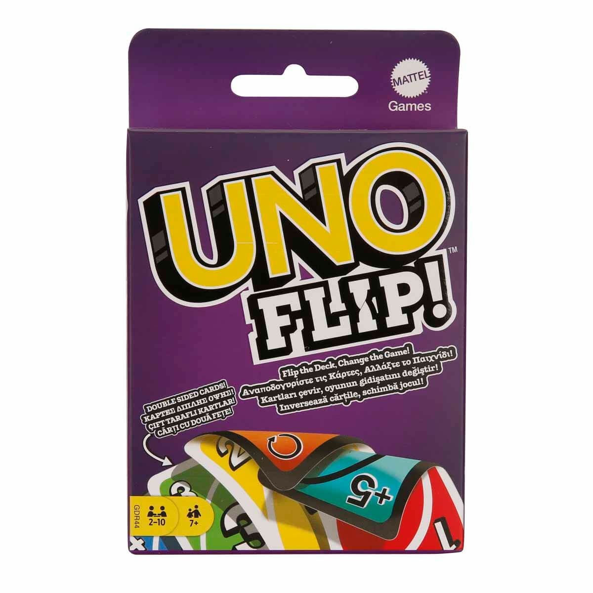Mattel Games Uno Flip Kartlar GLH50-Yetişkin Kutu Oyunları