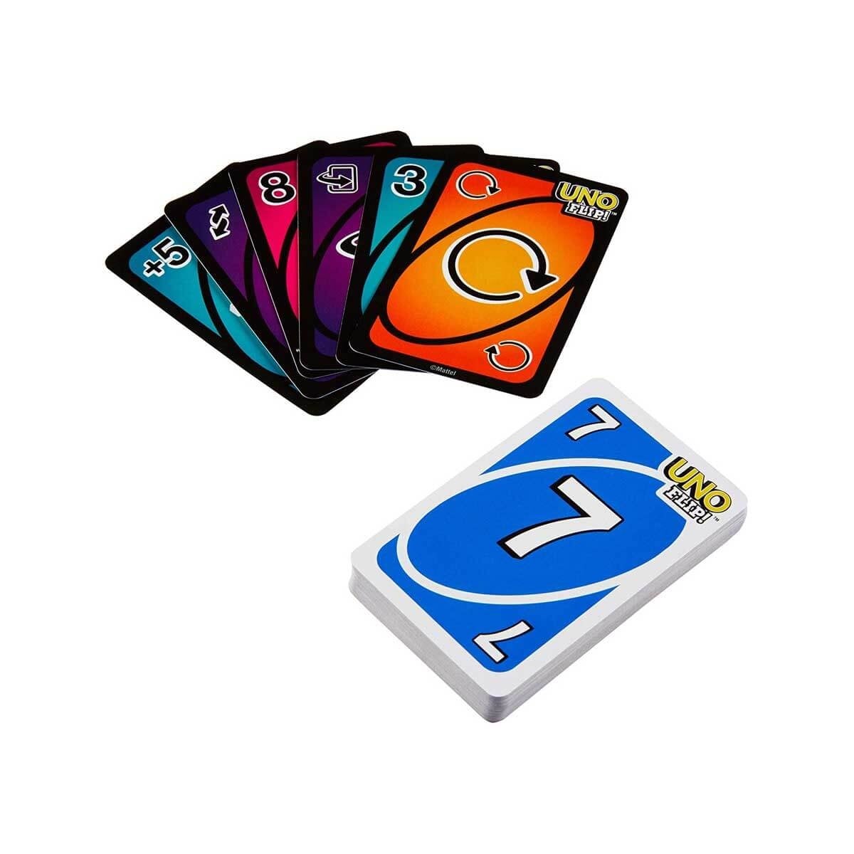 Mattel Games Uno Flip Kartlar GLH50-Yetişkin Kutu Oyunları