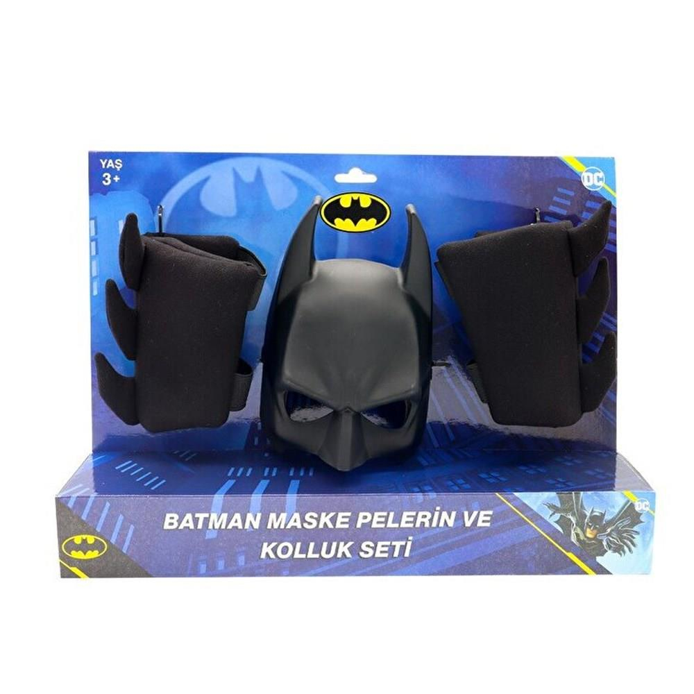 Mega Oyuncak Batman Maske Pelerin Kolluk 3 Lü Set 02027-İnteraktif Oyuncaklar
