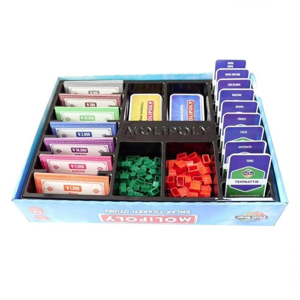 Moli Oyuncak Molipoly Emlak Ticareti Oyunu-Çocuk Kutu Oyunları