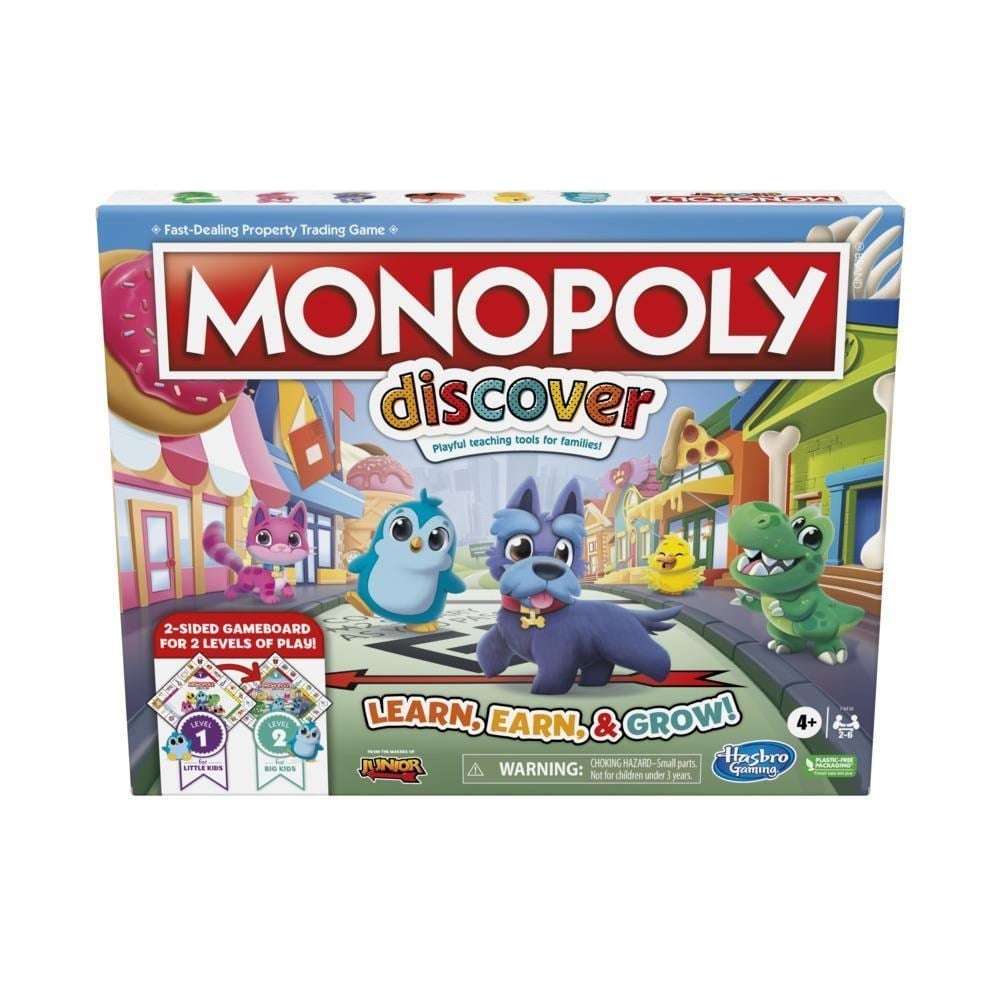 Monopoly Discover 4+ F4436-Çocuk Kutu Oyunları