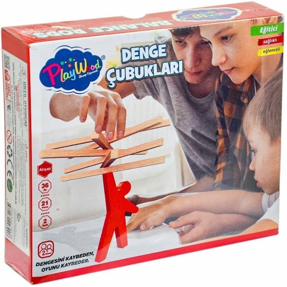 Onyıl Oyuncak Ahşap Denge Çubukları ONY-390-Akıl Oyunları