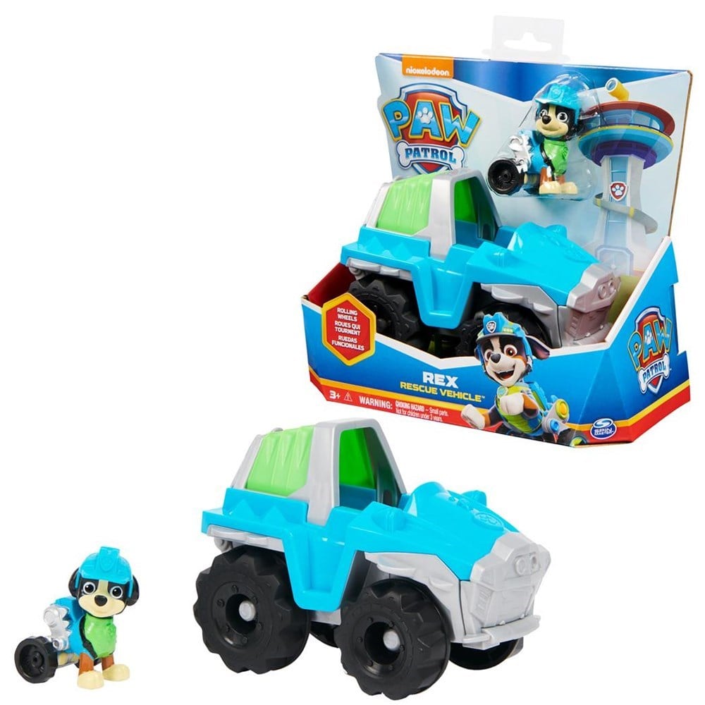 Paw Patrol Basic Vehicle Rex 6063452-Kumandasız Arabalar