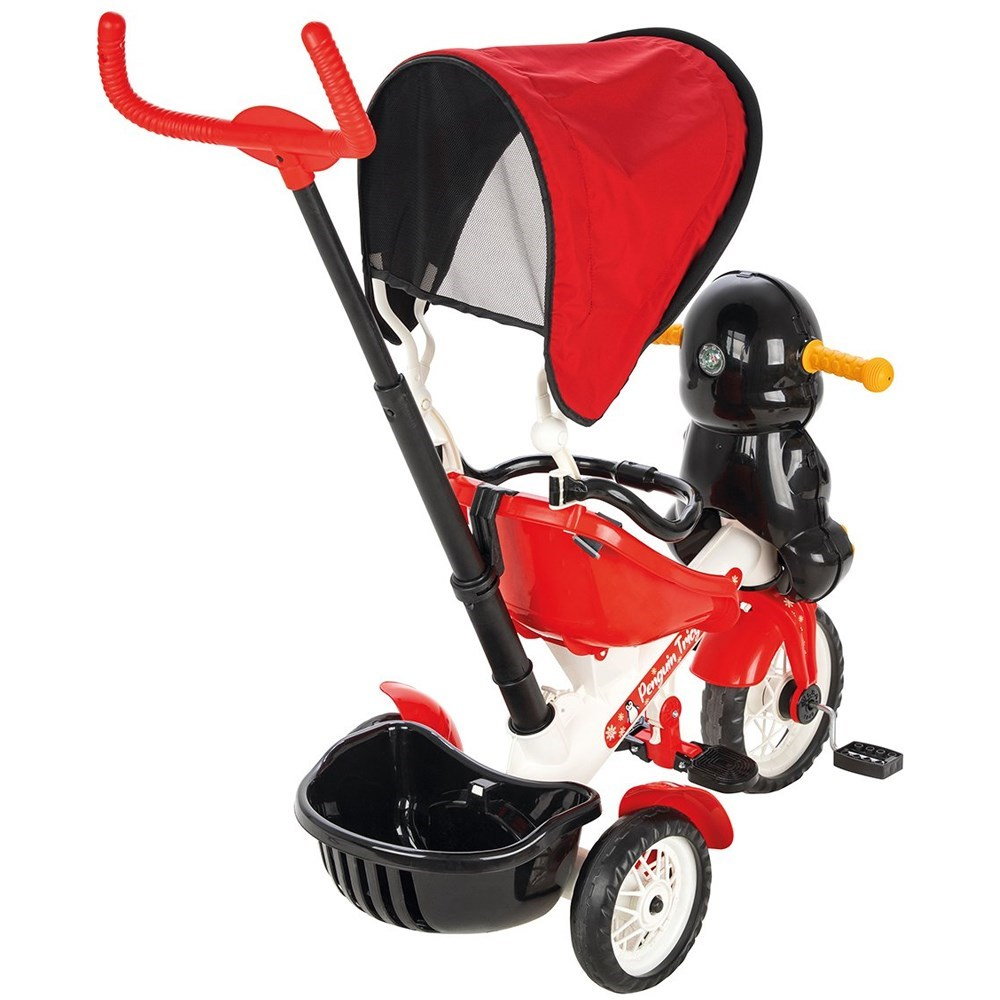 Penguen Kontrollü Bisiklet Kırmızı 96 Cm 07178-Bahçe Oyuncakları