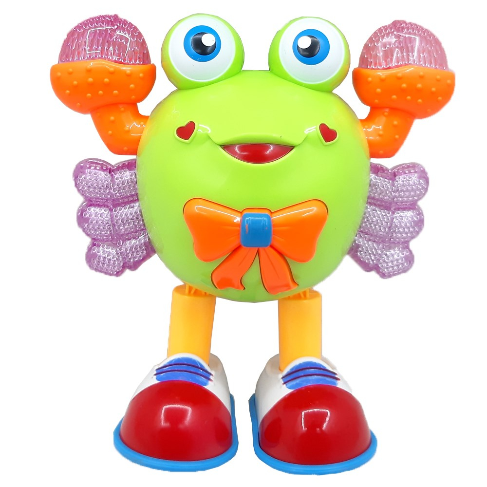 Pilli Işıklı Sesli Hareketli Yengeç 3945-Eğitici Bebek Oyuncakları