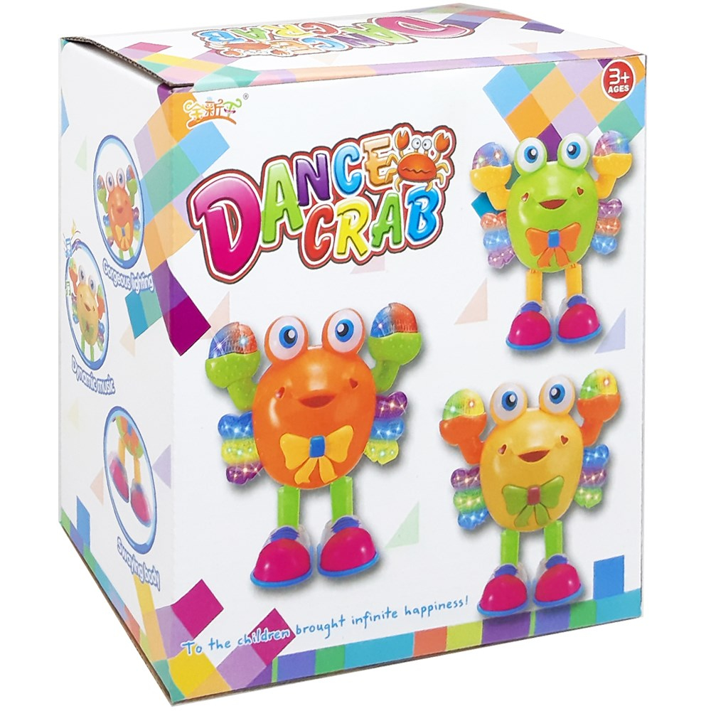 Pilli Işıklı Sesli Hareketli Yengeç 3945-Eğitici Bebek Oyuncakları