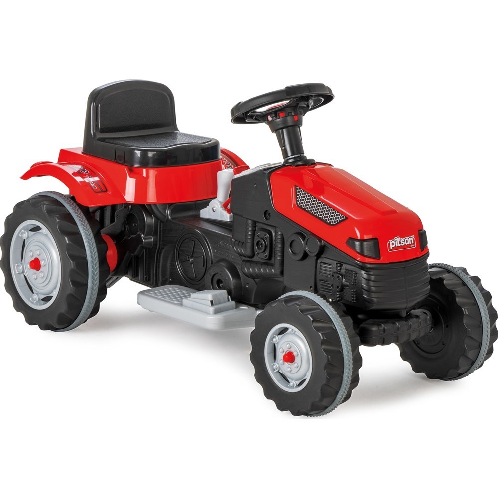 Pilsan Active Tractor 6V Akülü Traktör / Kırmızı-Akülü Arabalar