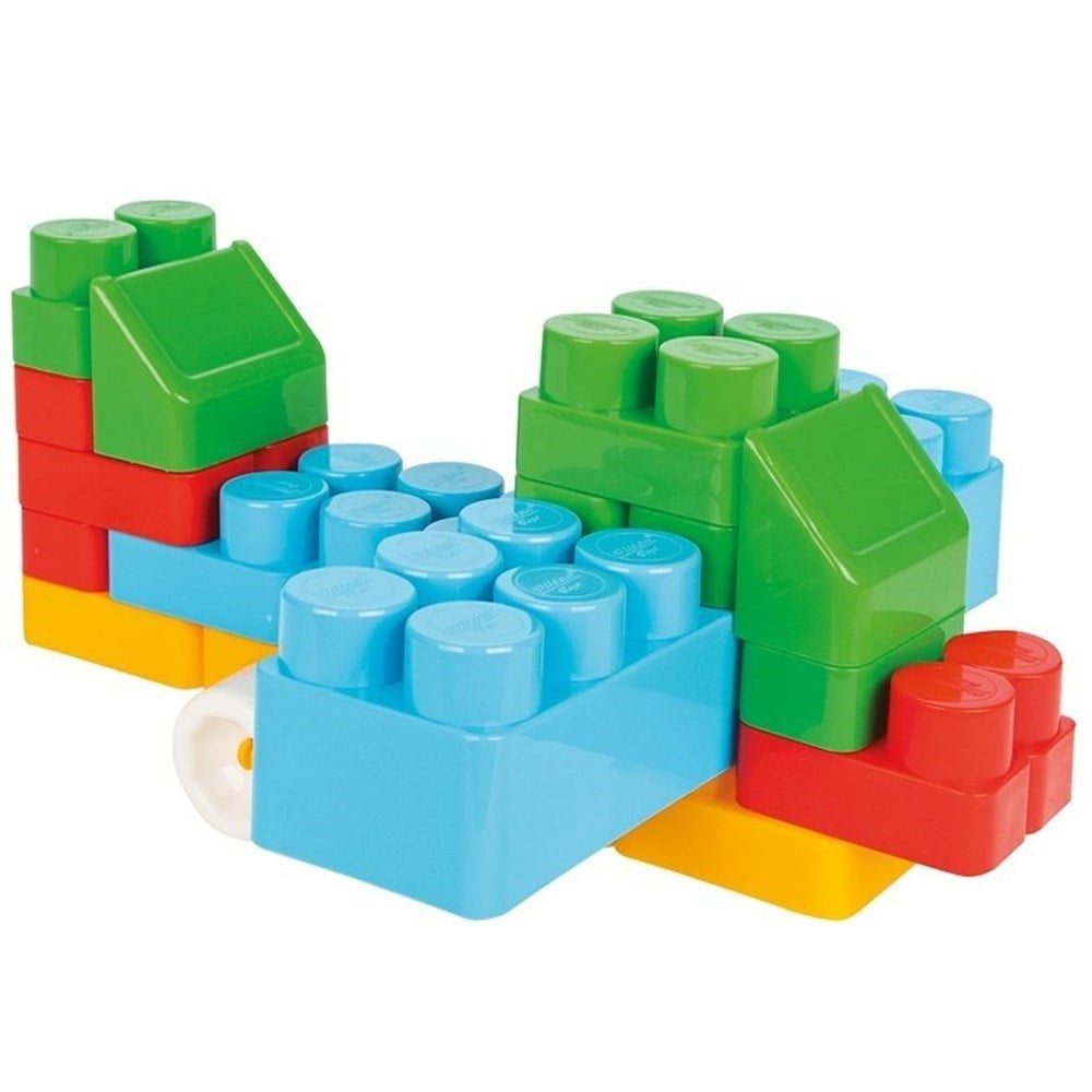 Pilsan Jumbo Sihirli Bloklar 60 Parça 03227 (15 Litre Saklama Kabında)-Lego Oyuncak