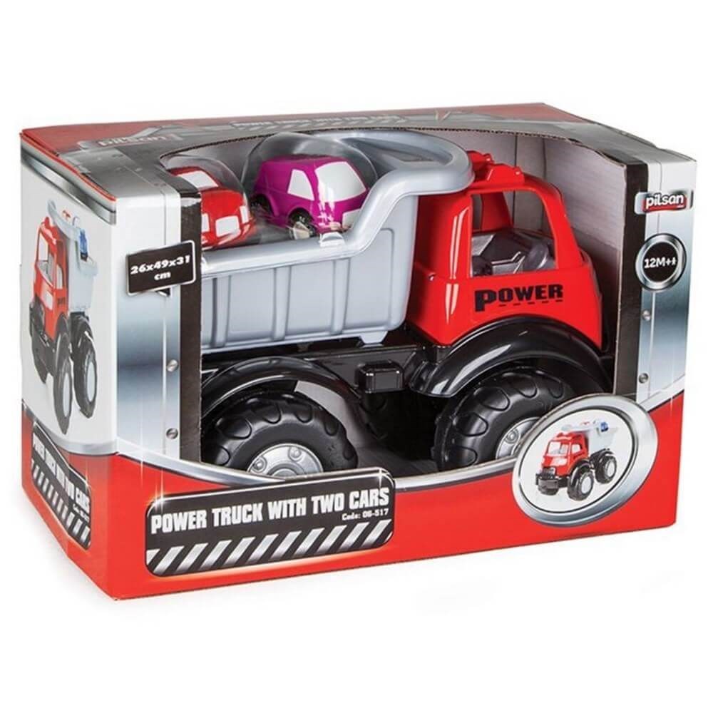 Pilsan Power İkili Arabalı Kamyon-Oyuncak Kamyon