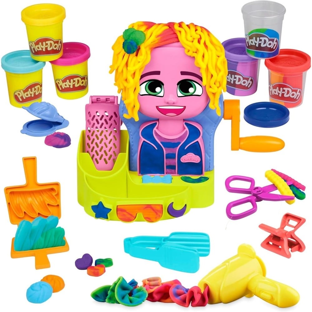 Play Doh Renkli Kuaför Salonu F8807-Oyun Hamuru