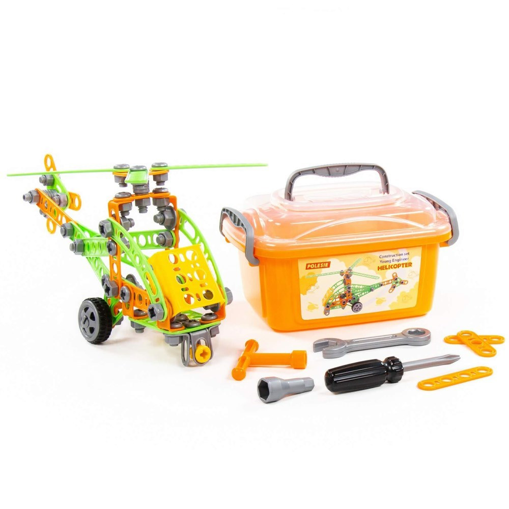 Polesie Oyuncak Tasarım Parçası Mucit Helikopter No:1 129 Element 83418-Tamir Setleri