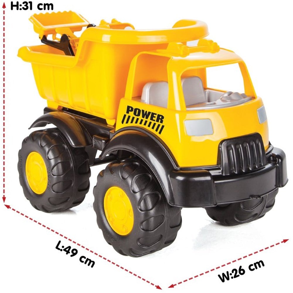 Power İş Makinalı Kamyon-Oyuncak Kamyon