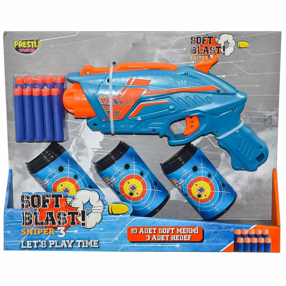 Prestij Oyuncak Hedefli Sniper 3 Dart Fırlatıcı FAB.1603-Erkek Oyun Setleri