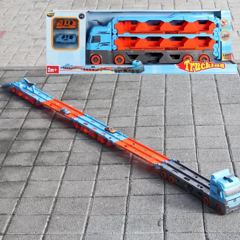 Prestij Oyuncak Yarış Pistli Tır FAB.1604-Erkek Oyun Setleri