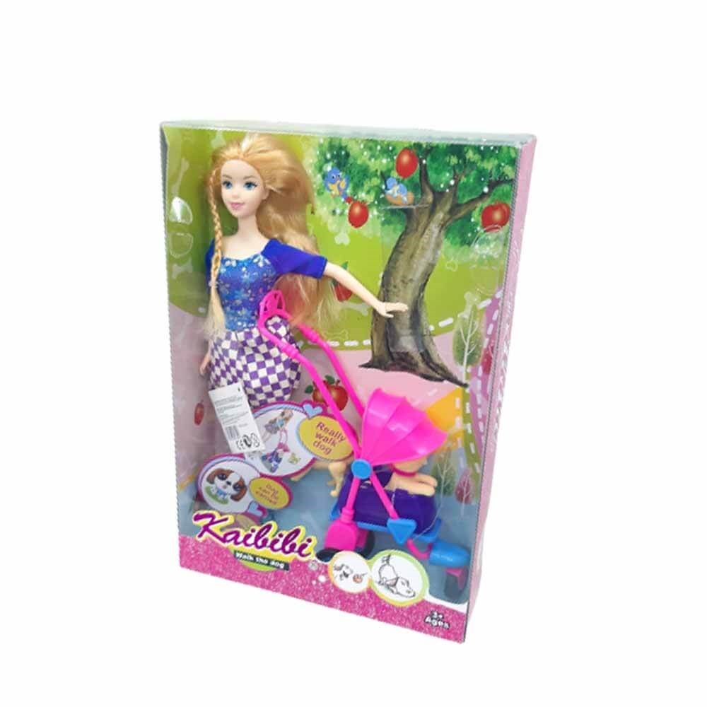 Pusetli Köpekli Manken Bebek BLD125-Kız Oyun Setleri