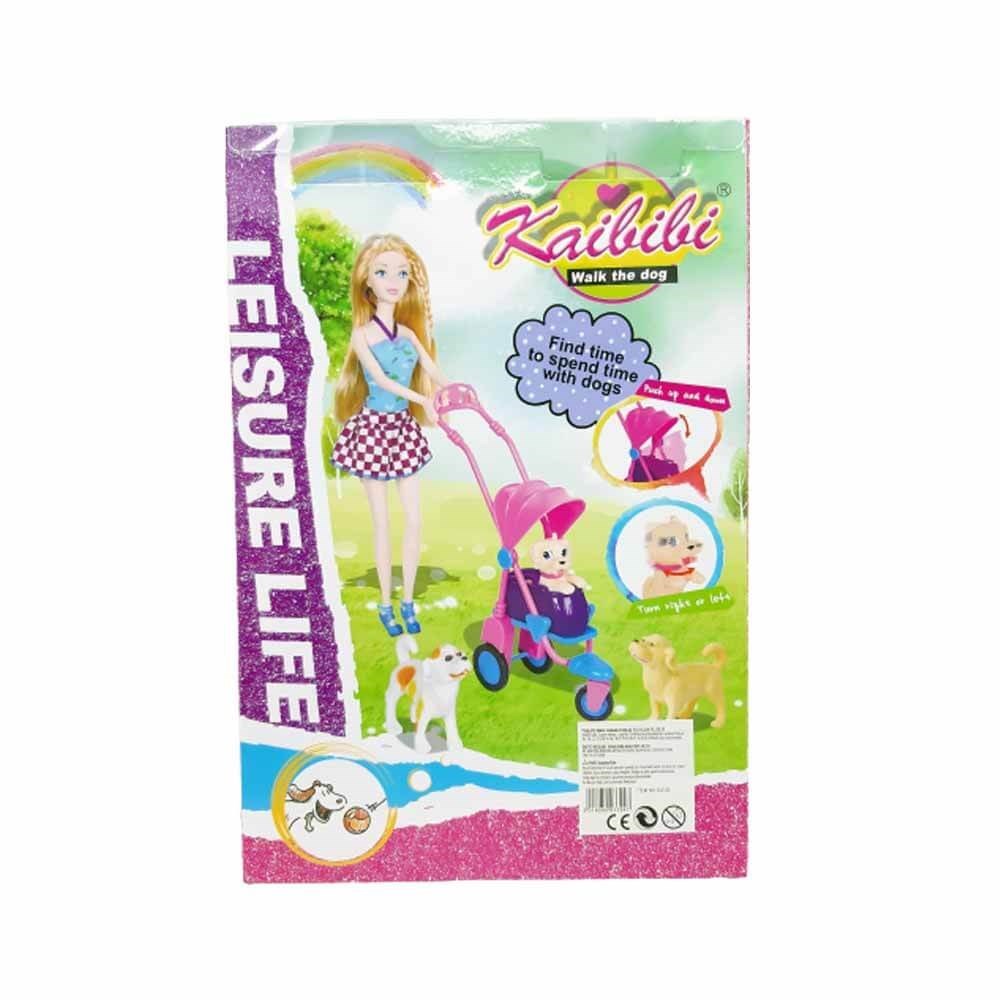 Pusetli Köpekli Manken Bebek BLD125-Kız Oyun Setleri