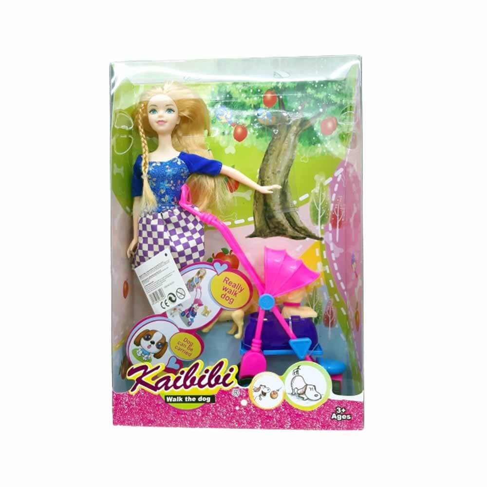 Pusetli Köpekli Manken Bebek BLD125-Kız Oyun Setleri