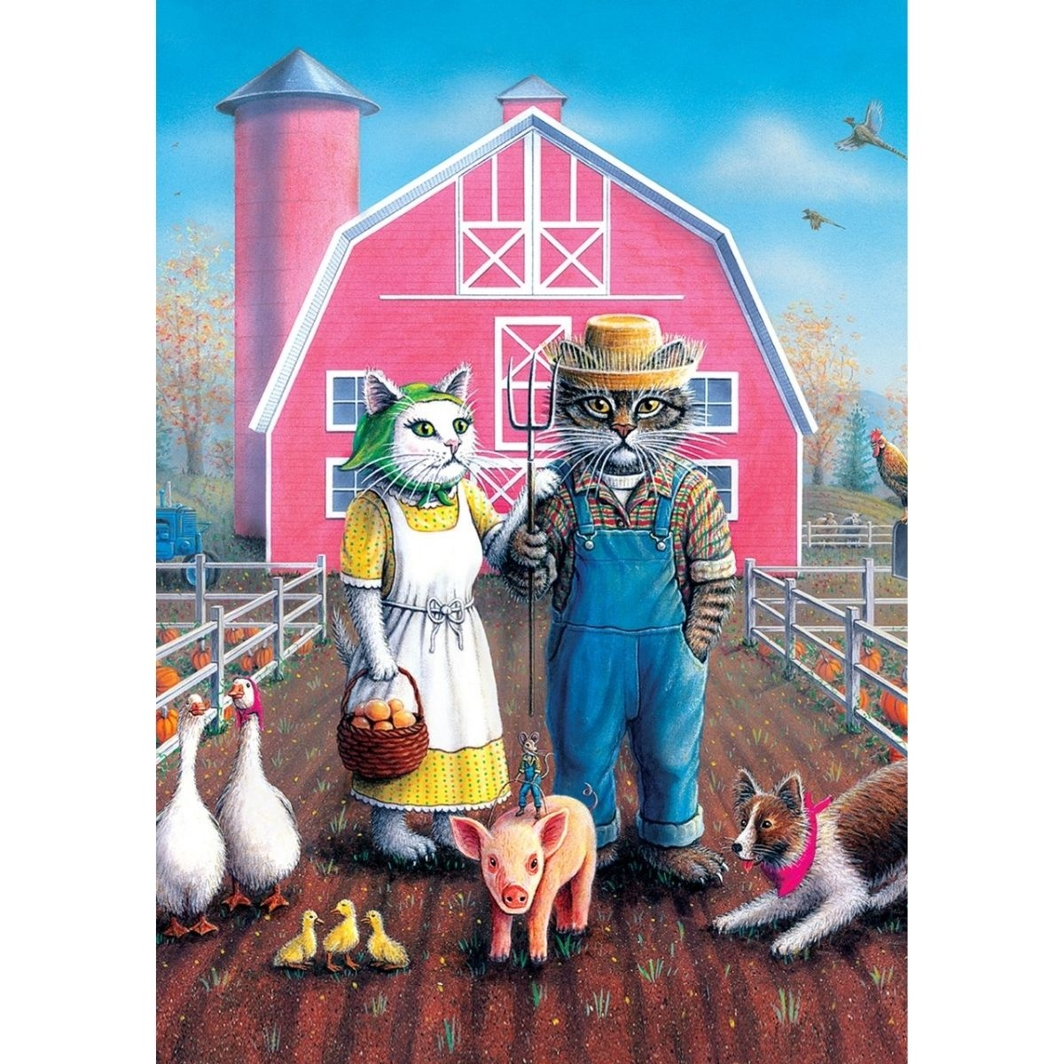 Puzzle Kedi Çiftliği 260 Parça 5028-260 Parça Puzzle