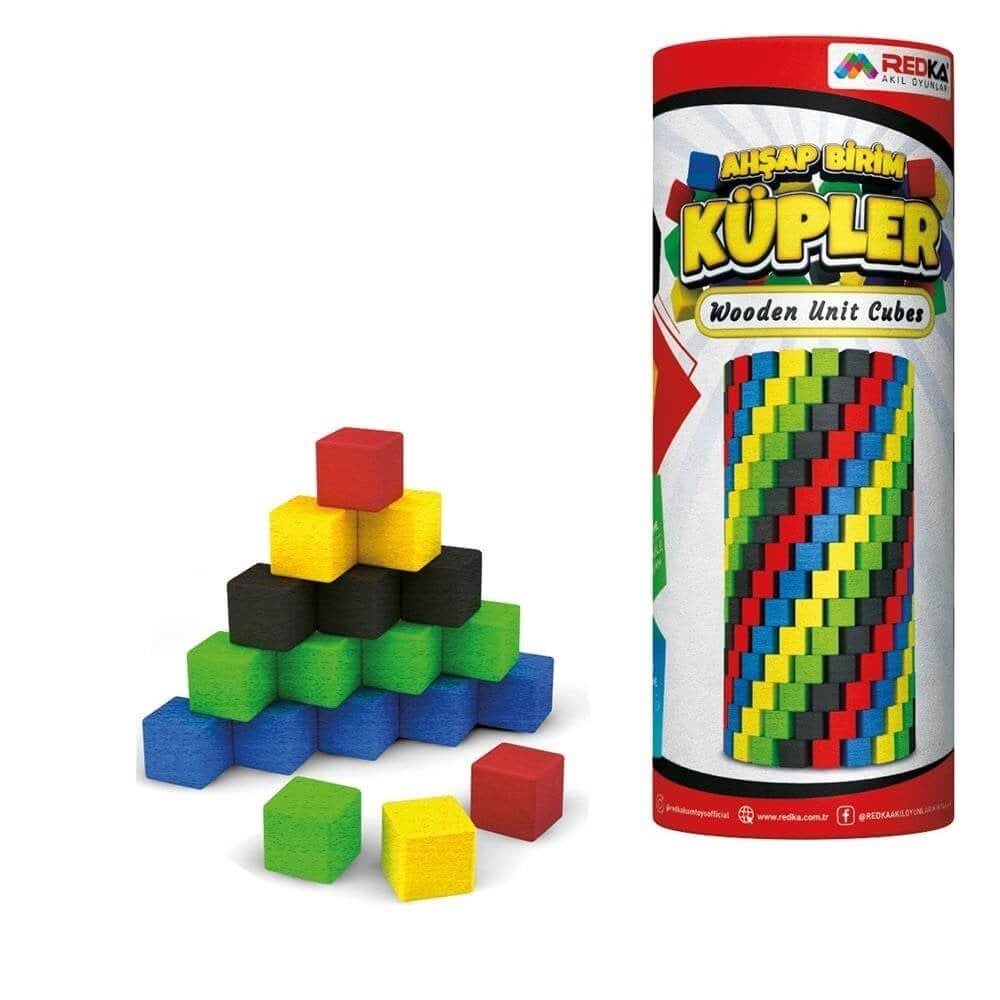 Redka Ahşap Birim Küpleri-Akıl Oyunları