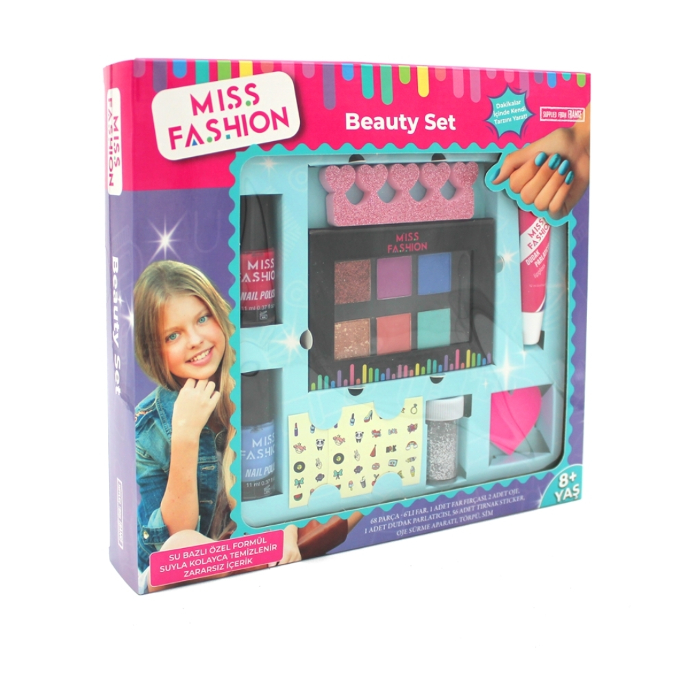 Samatlı Oyuncak Miss Fashion Beauty Makyaj Set 67301-Kız Oyun Setleri