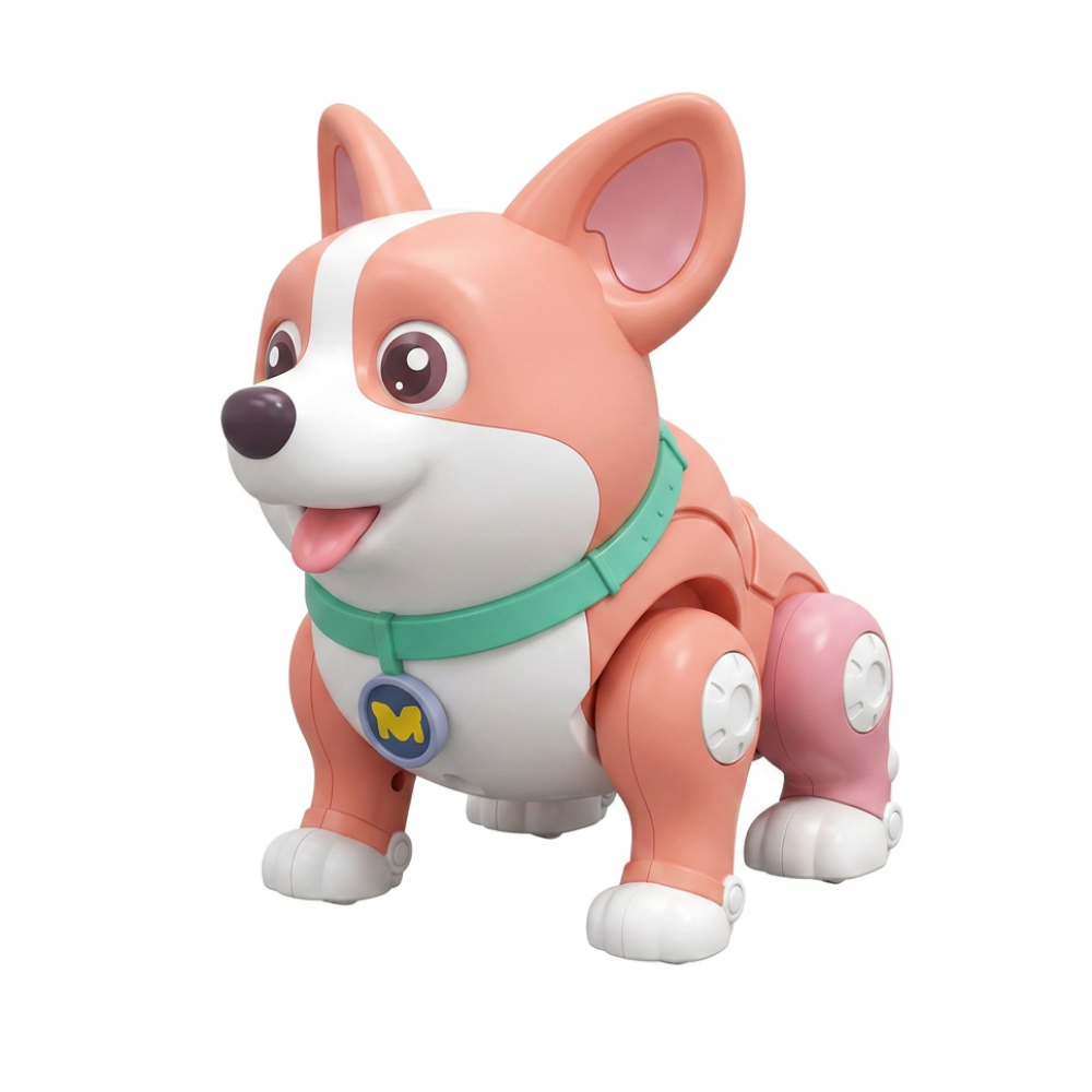 Samatlı Oyuncak Sesli ve Işıklı Robot Köpek 333-9-Oyuncak Robotlar